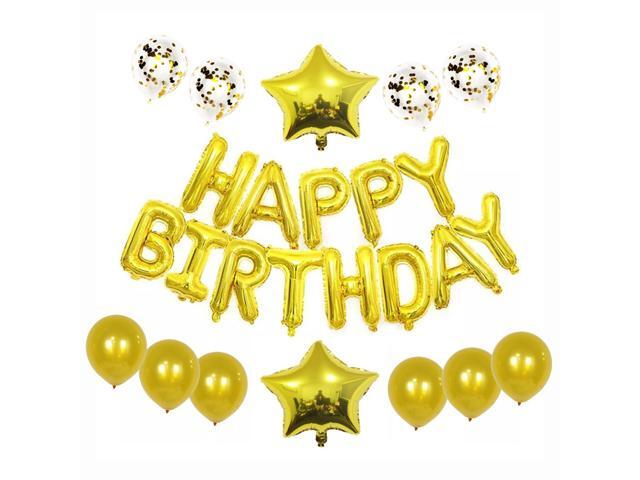 Birthday Party Decorations Set Boys Girls Women Baby Birthday Party Supplies Happy Birthday Balloons Curtains for Baby Birthday Party Decorations