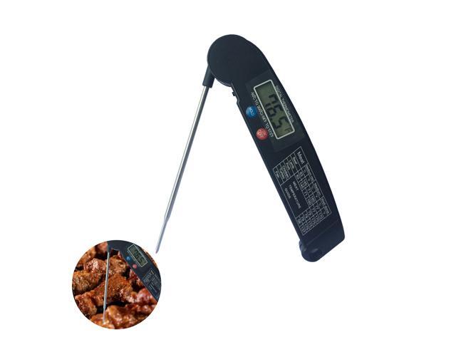 Food Thermometer Grill Thermometer Foldable Digital Meat Thermometer Food Probe BBQ Meat Water Milk Temperature Gauge Kitchen Cooking Tools