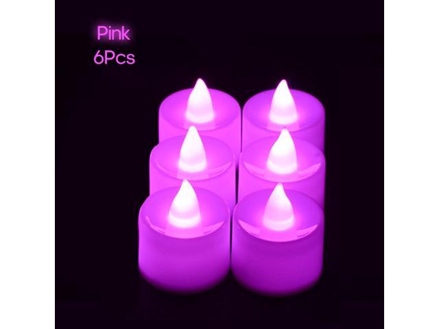 6/12Pcs Electric Led Candle Lamp Flameless Tealight Candles for Home Party Birthday Wedding Festival Decoration