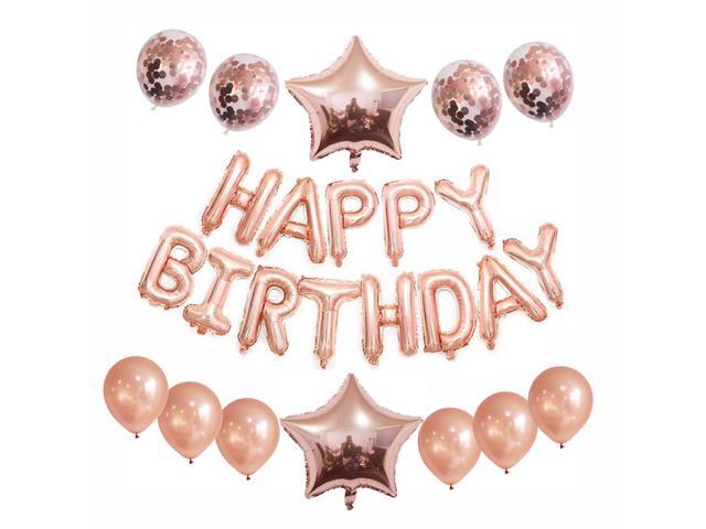 Birthday Party Decorations Set Boys Girls Women Baby Birthday Party Supplies Happy Birthday Balloons Curtains for Baby Birthday Party Decorations