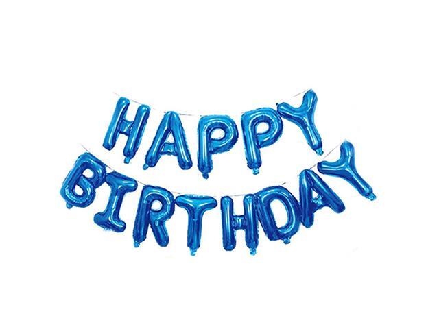 16 Inch Happy Birthday Party Decorations Set Boys Girls Women Baby Birthday Supplies Happy Birthday Balloons for Baby Birthday Party Decorations