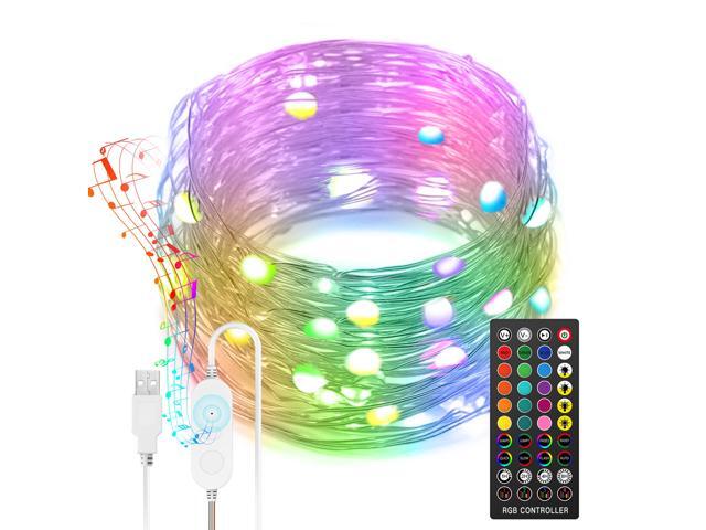 LED Strip Lights Kit 5m/164ft 10m/328ft Length 5050 RGB Remote Control Changing Color Waterproof Smart Light Strip for Bar Home Decoration