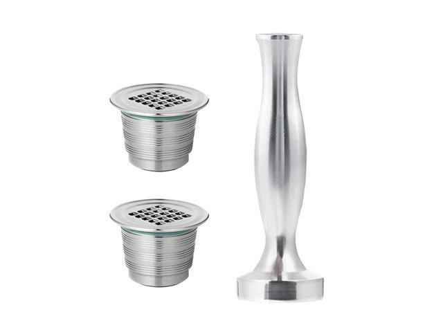 Reusable Coffee Capsules 304 Stainless Steel K Cup Coffee Brewers Replacement for Nespresso Espresso Machines