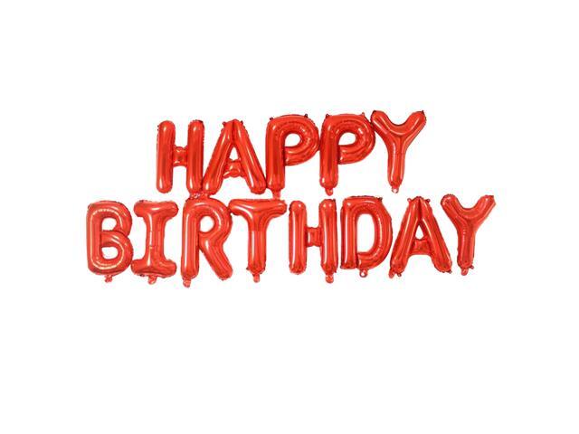 16 Inch Happy Birthday Party Decorations Set Boys Girls Women Baby Birthday Supplies Happy Birthday Balloons for Baby Birthday Party Decorations