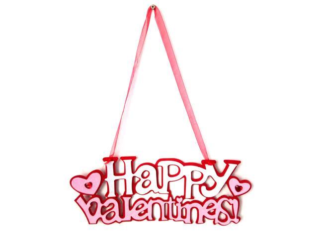 Non-woven Wall Hanging Decoration Handmade Signs Door Ornaments Plaque Hanger for Valentine Holiday Gift