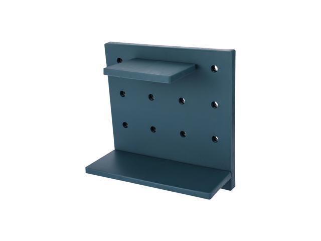 Wall Hole Pegboard with Pegboard Shelf Self-adhesive Peg Board Organizer Shelves Crafting Storage Organizer for Home Garage Nursery