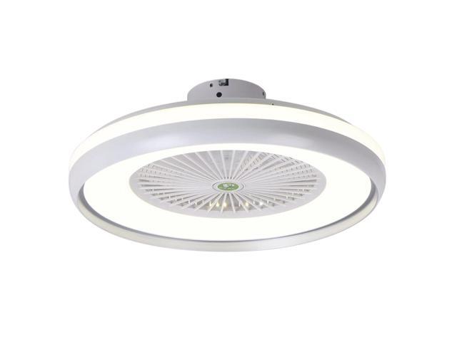 Ceiling Fan with Lighting LED Light Stepless Dimming Adjustable Wind Speed Remote Control Without Battery Modern LED Ceiling Light for Bedroom