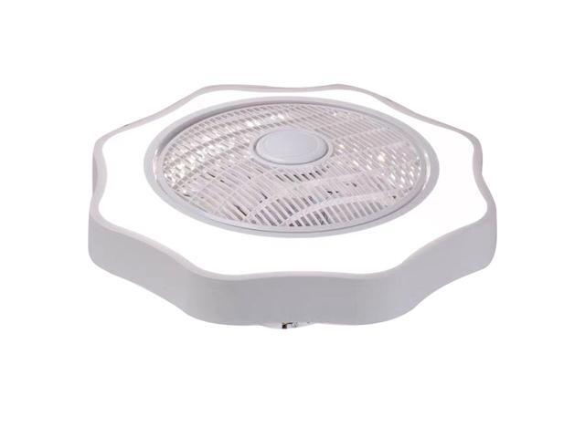 Ceiling Fan with Lighting LED Light Stepless Dimming Adjustable Wind Speed Remote Control Without Battery Modern LED Ceiling Light for Bedroom
