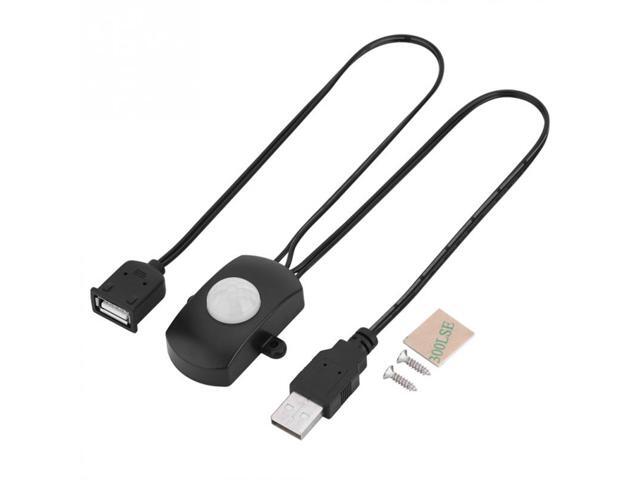 DC5V-24V USB PIR Sensor Switch Human Body Sensor Detector Control for Light Strip Automatic