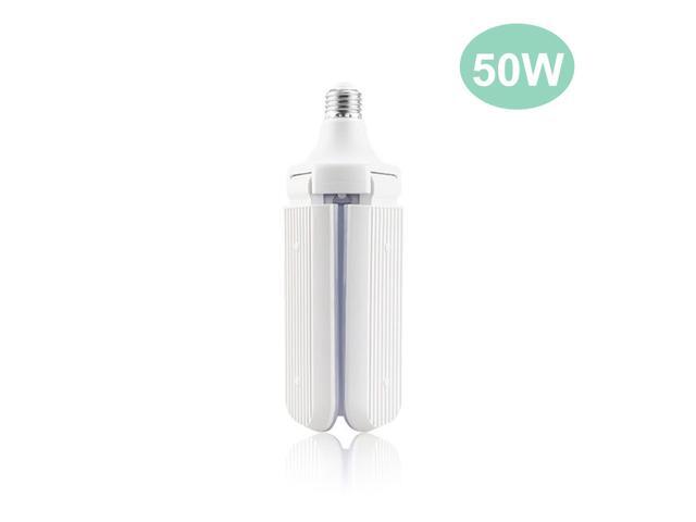 AC 175-265V Foldable LED Light Deformable Garage Light LED Ceiling Lights Fan Blade Light Bulb with 2/3/4 Adjustable Blades E26/E27 Cold White
