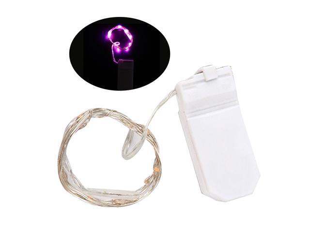 Led Fairy Lights Silvery Copper Wire String Lamp with Battery-Box for Gift Box Wedding Centerpiece Party Christmas Table Decor
