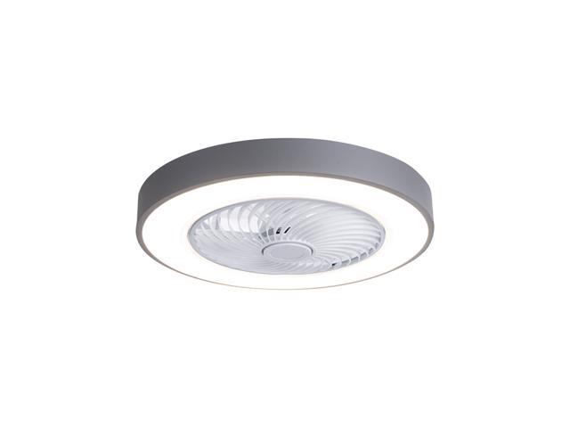 Fcmila FS0030 AC110V Ceiling Fan with Lighting with Remote Control Phone APP BT Control 3-Color Light Stepless Dimming 3-Speed Wind LED Lighting