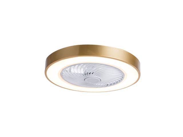 Fcmila FS0030 AC110V Ceiling Fan with Lighting with Remote Control Phone APP BT Control 3-Color Light Stepless Dimming 3-Speed Wind LED Lighting
