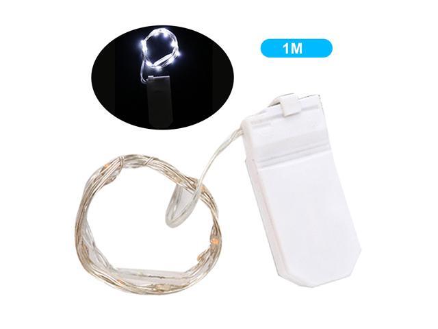 Led Fairy Lights Silvery Copper Wire String Lamp with Battery-Box for Gift Box Wedding Centerpiece Party Christmas Table Decor