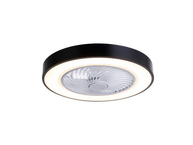 Fcmila FS0030 AC110V Ceiling Fan with Lighting with Remote Control 3-Color Light 3-Speed Wind LED Lighting for Bedroom Living Room Dining Room