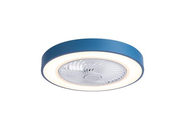 Fcmila FS0030 AC110V Ceiling Fan with Lighting with Remote Control 3-Color Light 3-Speed Wind LED Lighting for Bedroom Living Room Dining Room