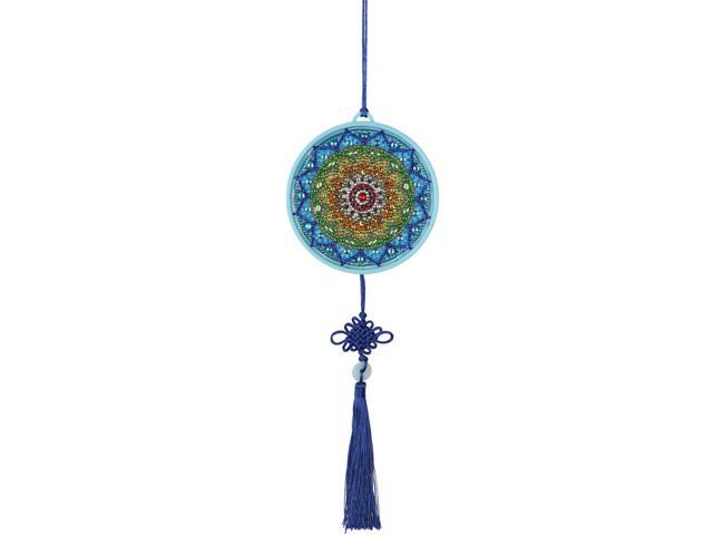 5D Diamond Painting Led Night Light Hanging Lamp with Tassel Special Shaped Diamond DIY Handmade Embroidery Crafts for Home Decoration