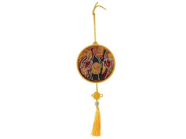 5D Diamond Painting Led Night Light Hanging Lamp with Tassel Special Shaped Diamond DIY Handmade Embroidery Crafts for Home Decoration