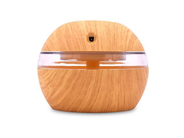 USB Humidifier Oil Aroma Diffuser 300ml Cool Mist Maker LED Lights Night Light for Home Office