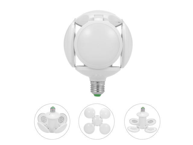 AC / DC Emergency Light LED Garage Lights Deformable 40W Basement Lights E26/E27 LED Light Bulb Ceiling Lighting Daylight Lamps with 4 Adjustable