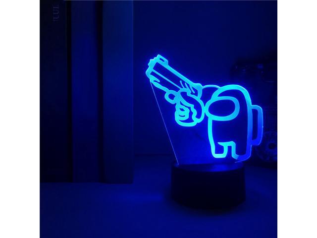 Desk Lamp Table Night Light with Remote Control/ Sensitive Touching Control/ 16 Colors Changeing/ Diverse Lighting Effects/ USB Powered 3 * AA Cell