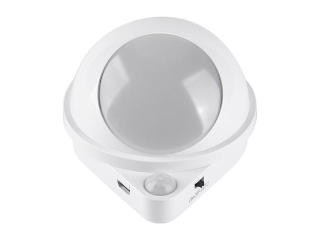 D C 5 V 1 A 08 W 4 LEDs Human Inductor Cabinet Lamp PIR Motion Sensor/ Constant Bright Modes USB Powered Operated 360° Rotatable Design Built-in