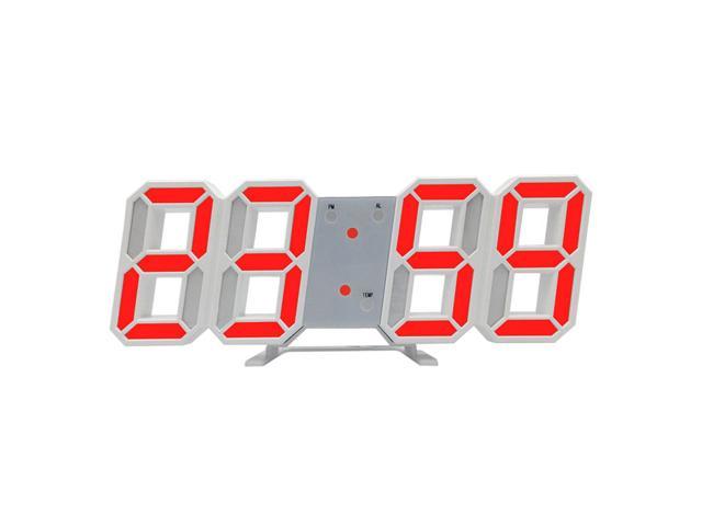 3D Led Wall Clock Multi-Functional Digital Table lock Temperature Display Large Screen Alarm Clock for Home Living Room Office Warehouse