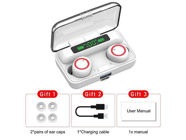 F9-3 Bluetooth 51 TWS Earbuds True Wireless Headphones Touch Control 2800mAh Charging Box Battery Power Display Mini Sports Twins Headset with