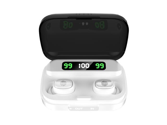 True Wirelessly Stereo Earphone Waterproof Sport BT Headphone LEDs Display Touching Headset Hi-Fi Stereo Sound Headphone