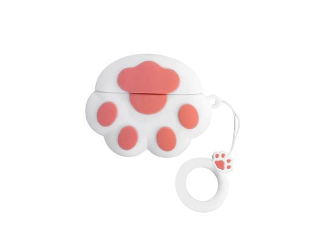 3D Earphone Case Protective Cover Case Compatible with AirPods Pro with Carabiner Cute Cat Cartoon Headphone Earpods Earbuds Silicone Cover