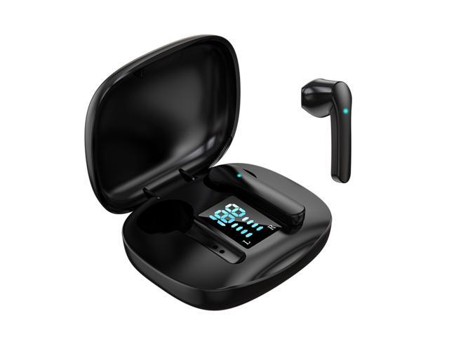 JS36 Bluetooth 51 TWS Earbuds True Wireless Headphones Touch Control Sport Headset Half In-ear Music Gaming Earphone with Mic 500mAh Charging Case