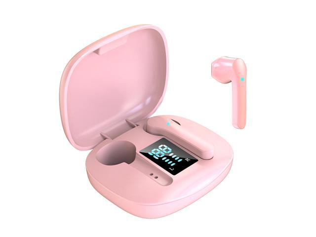 JS36 Bluetooth 51 TWS Earbuds True Wireless Headphones Touch Control Sport Headset Half In-ear Music Gaming Earphone with Mic 500mAh Charging Case