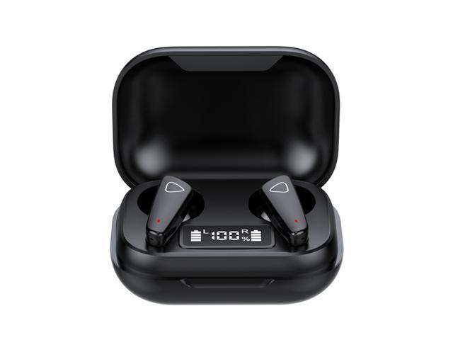 BT 50 Wirelessly Earbuds In-Ear Headset Mini Binaural Headphones with Charging Case LED Digital Display Sport Earphones