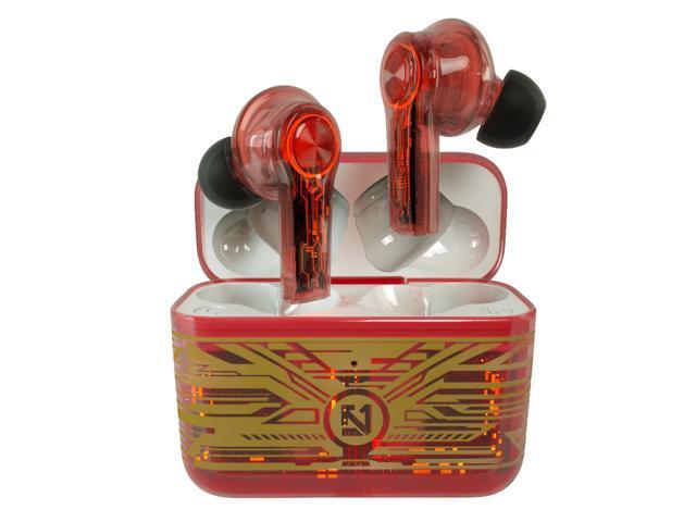 TS-200 BT50 Wireless Earphones with Microphone Auto Pairing Noise Reduction Touch Control Semi-transparent Shell