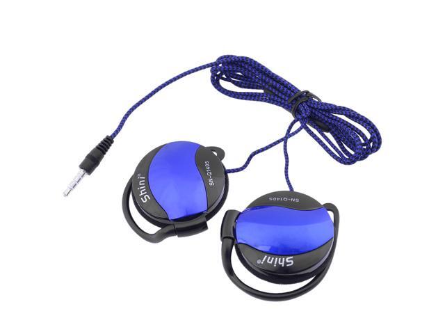 SHINI SN-Q140S 35mm Wired Headsets Sport Headphone Ear-Hook Headset Line Control Volume Earphone with Mic for Phone