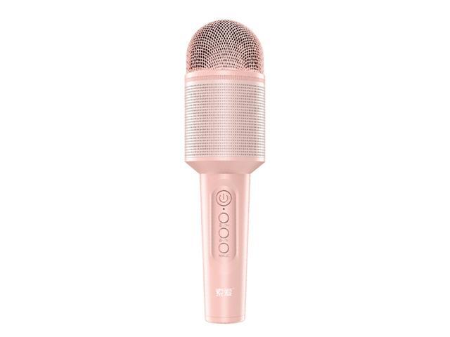 soaiy MC8 Wireless Karaoke Microphone Bluetooth Speaker 2-in-1 Handheld Singing Recording Microphone Portable KTV Player Built-in Sound Card