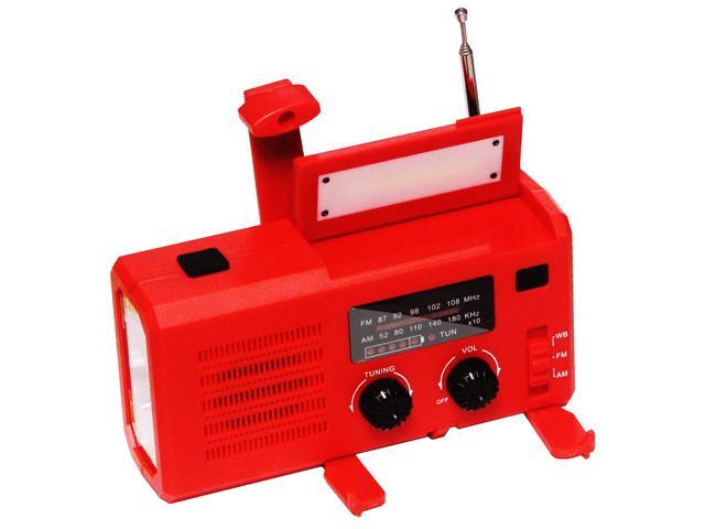 Multifunctional Hand Radio Weather Radio Use Emergency Flashlight and Powers Banks COB Reading Lamp Hand Cranking Emergency Radios SOS Light