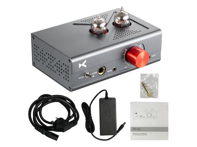 XDuoo/MT-602 High Performance Headphone Amplifier 6J1 Dual Tube Transistor Headphone Amplifier Pre-Amplifier with AUX in/Out HiFi Headphone Vacuum