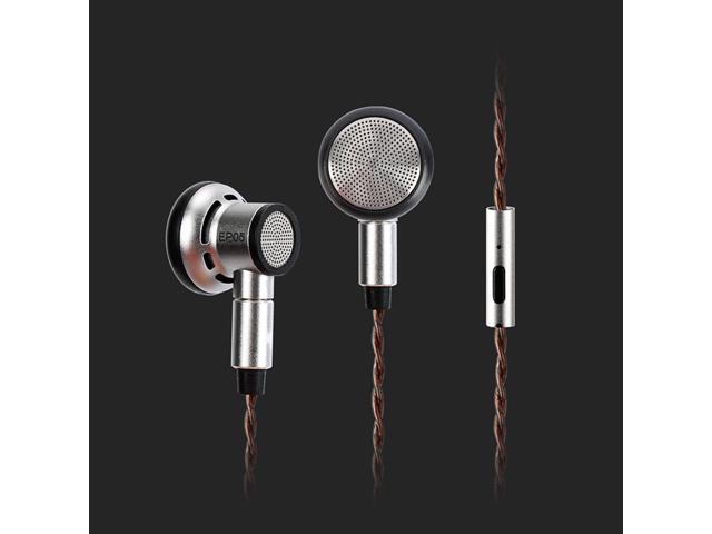 EP05 Earphone 16mm Driver High Resolution 5N High Purity OFC Headset Flat Head Earbuds MMCX Replaceable Cable