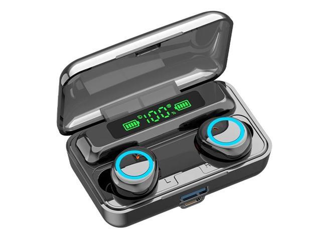 F9-3 Cordless Earphones Auto Pairing Noise Cancelling Power-Bank Function Sweatproof Waterproof
