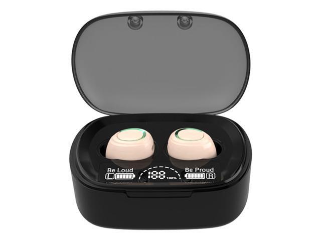 MD06 BT51 Wireless Earphones Auto Pairing Shock Bass Noise Reduction IPX3 Waterproof Digital Display