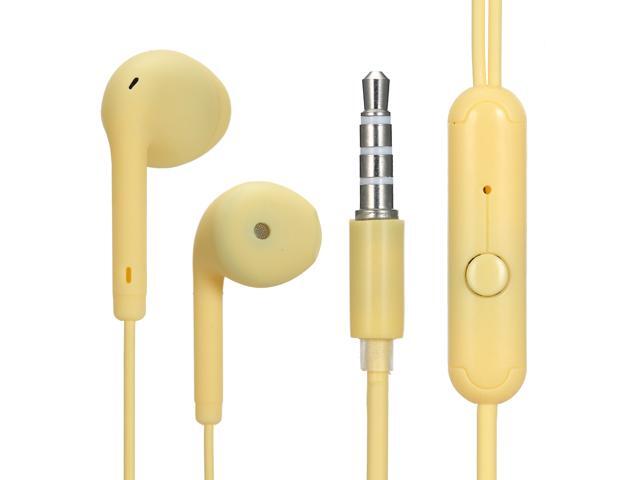 U19 35mm Wired Headphones In-Ear Headset Macaron Color Music Earphone Smart Phone Earbuds In-line Control with Microphone