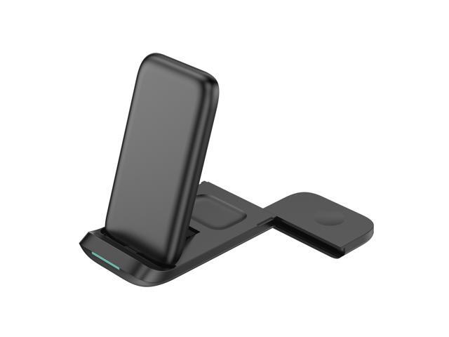 3 in 1 Wireless Charger Qi Wireless Charging Stand Foldable Wireless Charging Pad Replacement for Apple Watch Airpods Pro iPhone