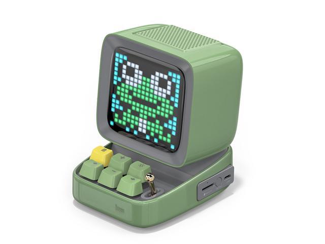 Divoom Ditoo Portable Retro Bluetooth Speaker Pixel Art DIY Box Alarm Clock with 16x16 LED Display Board APP Control Retro Game Player