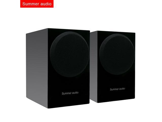 Summer Audio S3 Speaker 20 Channel HiFi Stereo Passive Bookshelf Speakers with Anti-Skid Mat for Home System
