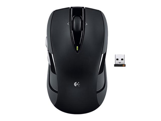 Logitech M545 24GHz Wireless Mouse with USB Unifying Receiver Plug and Play Ergonomic Optiacal Mouse 1000DPI with Scroll Wheel 2 Thumb Buttons for