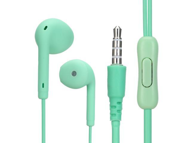 U19 35mm Wired Headphones In-Ear Headset Macaron Color Music Earphone Smart Phone Earbuds In-line Control with Microphone
