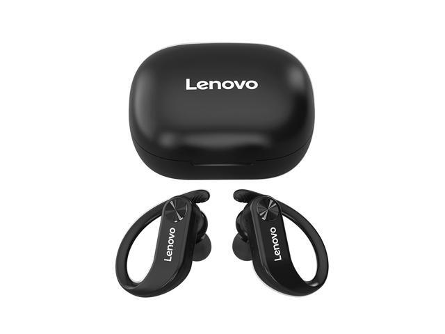 Lenovo LP7 True Wireless Earbuds BT 50 Wireless Ear-hook Headphones with 13mm Speaker Unit LED Power Display Black
