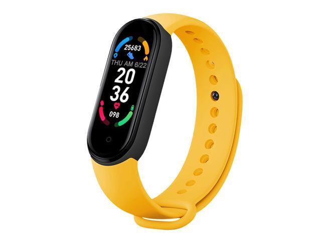 M6 Intelligent Watch Fitness Watch Heart Rate Sleep Monitor Smartwatch 096in Color Screen IP67 Waterproof Sports Wristband
