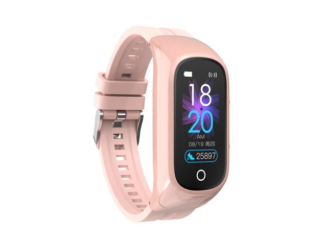 2-In-1 Smart Watch TWS Earbuds Fitness Tracker True Wireless BT50 Headphones Pedometer Calorie Counter Activity Tracker Smart Bracelet Wrist Band